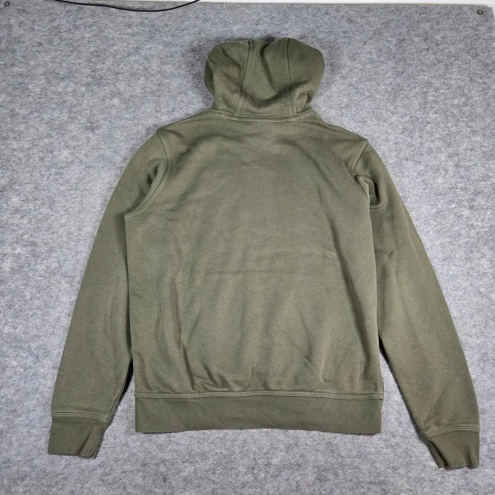 Nike Mens Olive Green Club Fleece Pullover Hoodie Medium